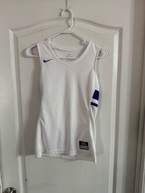 Nike Dri Fit Women’s White Purple Tank Top Sz XS AP-127